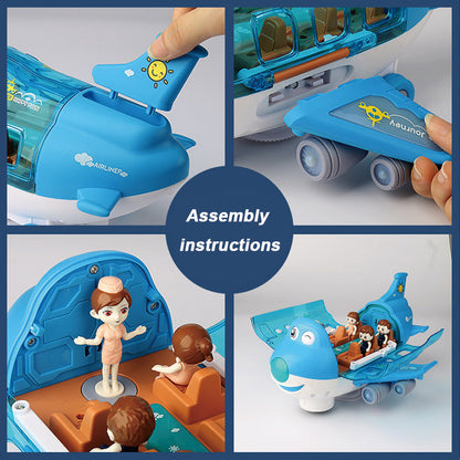 360° rotatable electric airplane toy