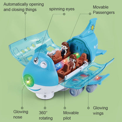 360° rotatable electric airplane toy