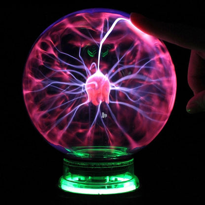 BowLift | Plasma Globe Light | Interactive Touch-Activated LED Orb for Home Decor & Science Experiments