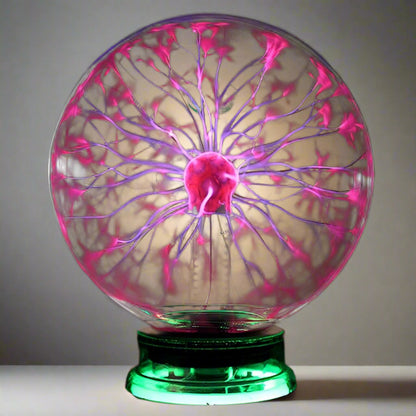 BowLift | Plasma Globe Light | Interactive Touch-Activated LED Orb for Home Decor & Science Experiments