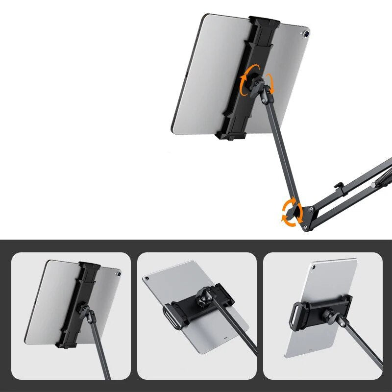 Tablet Mount – FlexiMount – 360° Rotatable – Adjustable Holder
