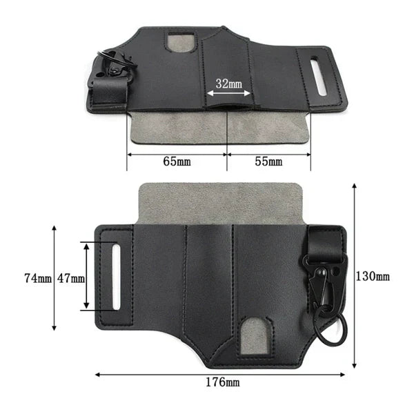 BowLift | Tactical Multi Tool Belt Leather Bag