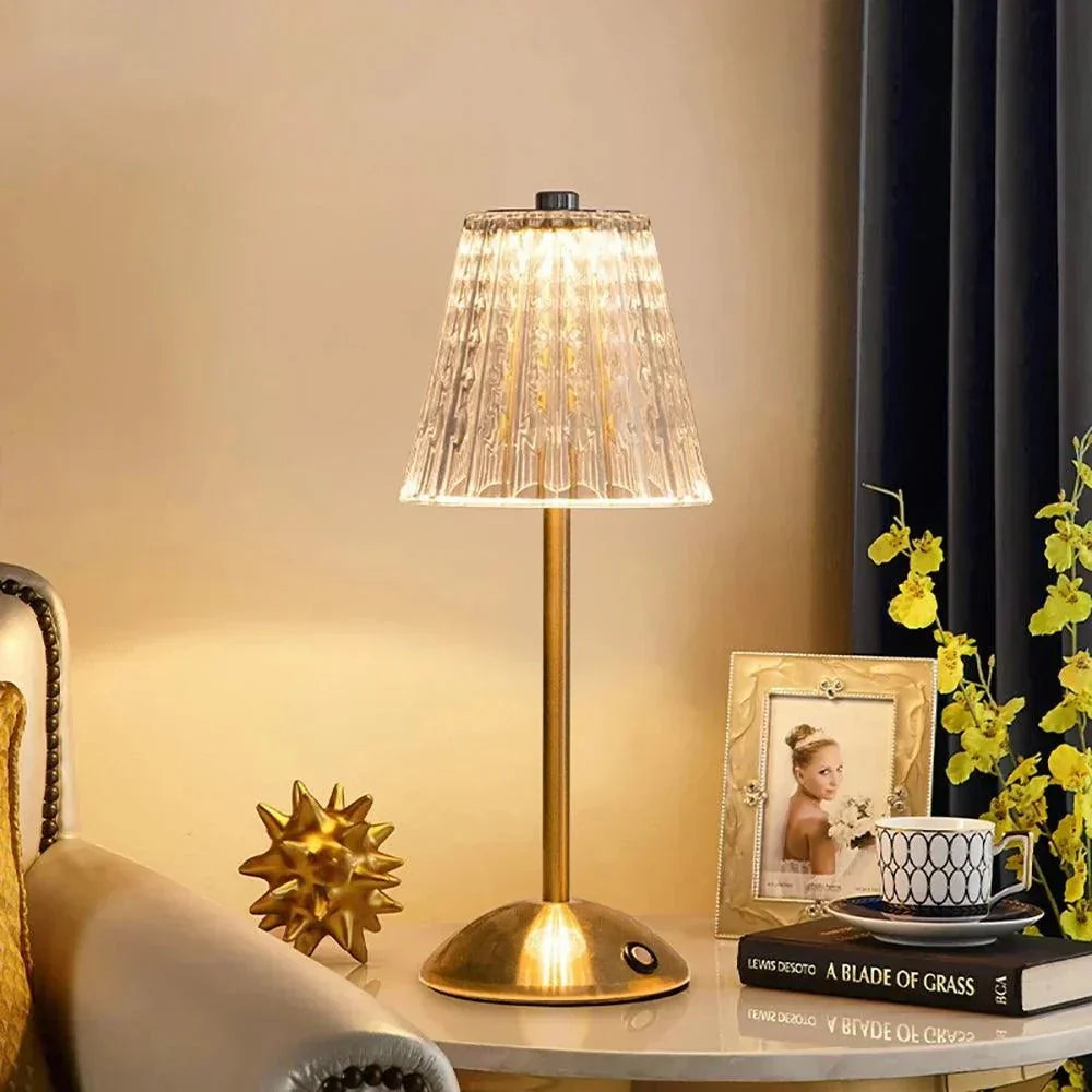 Skanto | AuraGlow Table Lamp - Rechargeable LED Lamp with Dimming Function