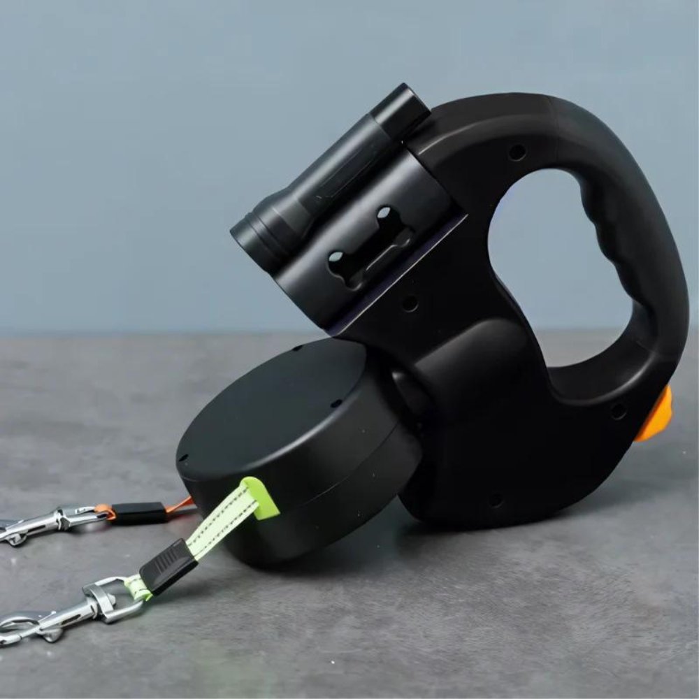 TangleFree Double Leash – Tangle-free leash for easy walking with two dogs | Karnz
