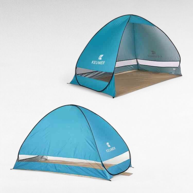 BowLift | 4-Person Beach Pop-Up Tent for Family Camping, Outdoor Events & Quick Setup