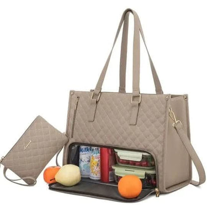 Skanto Skanto | 2-in-1 - Elegant Handbag with Integrated Insulated Compartment & Large Storage