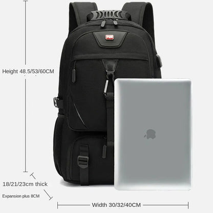 Tech Trek Pro 50-80L The Ultimate Backpack With USB Connection | Bowlift