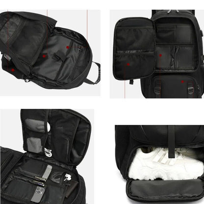 Tech Trek Pro 50-80L The Ultimate Backpack With USB Connection | Bowlift
