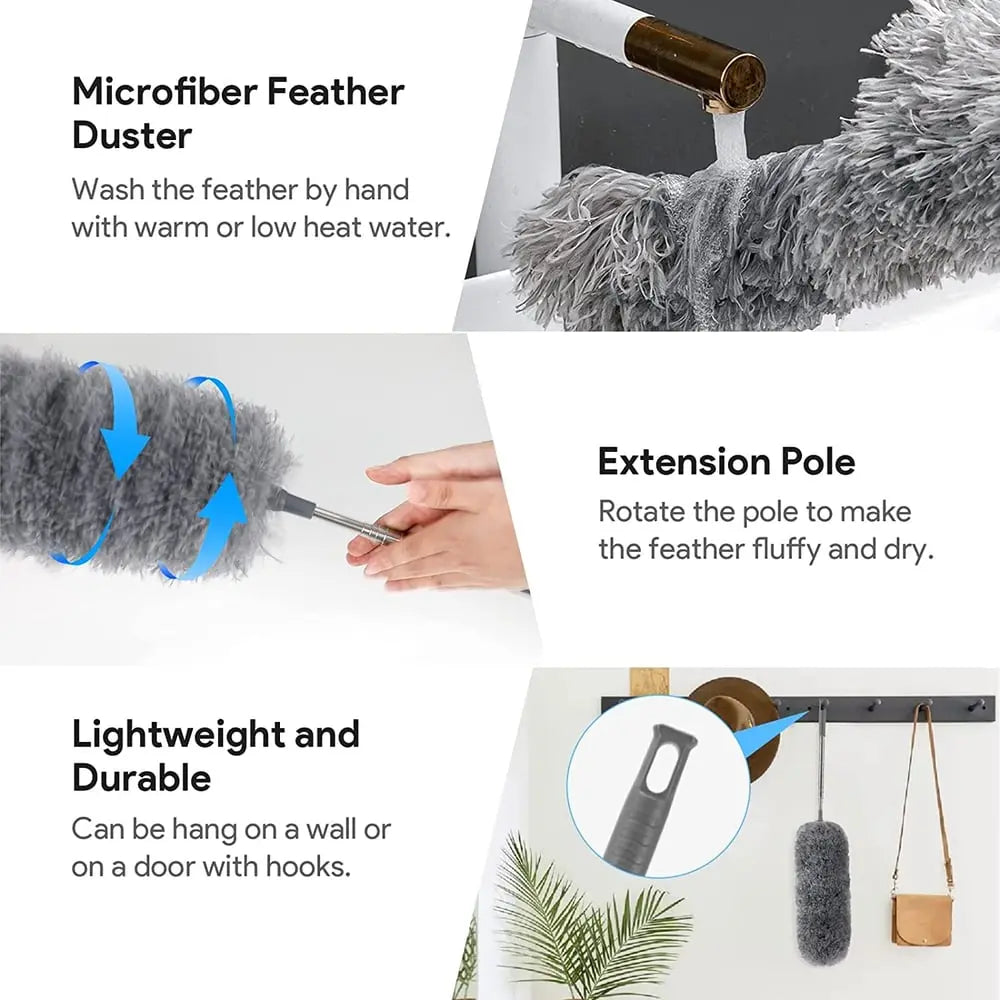 Extra-Long Telescopic Microfibre Duster