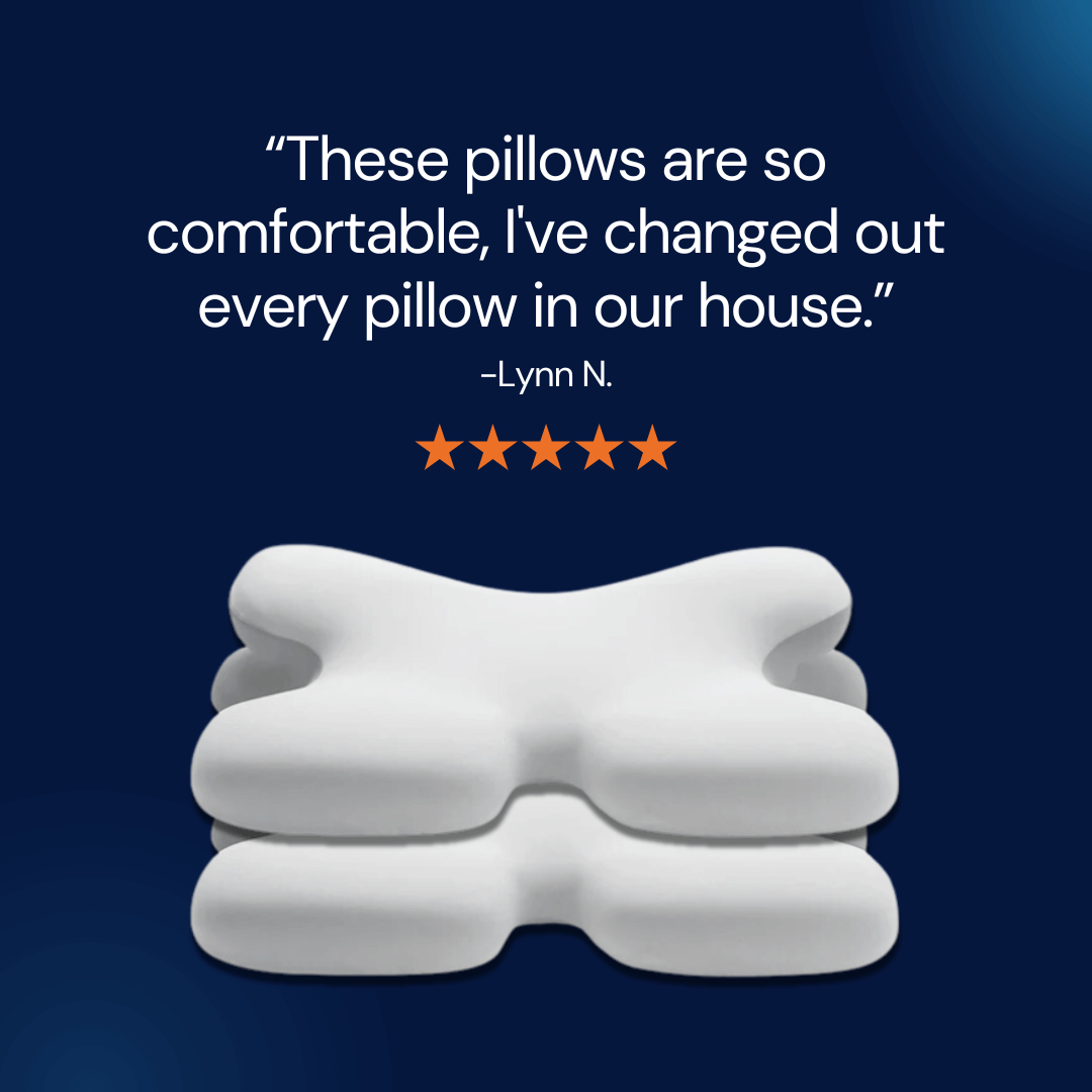 Skanto | Ergonomic Cervical Pillow | Memory Foam, Neck Support & Ideal for Peaceful Sleep