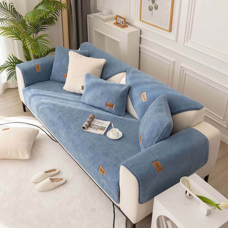 Skanto | Waterproof Fleece Sofa Cover, Non-Slip, Washable