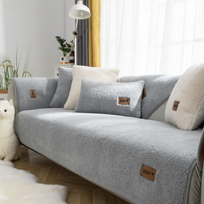 Skanto | Waterproof Fleece Sofa Cover, Non-Slip, Washable