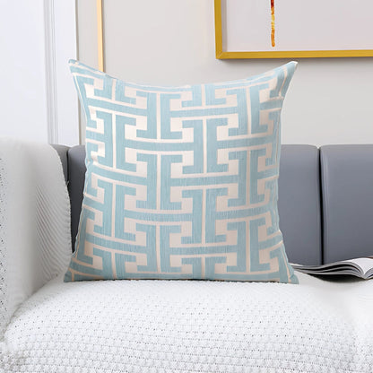 Skanto | Timeless Labyrinth Pattern Pillow Cover