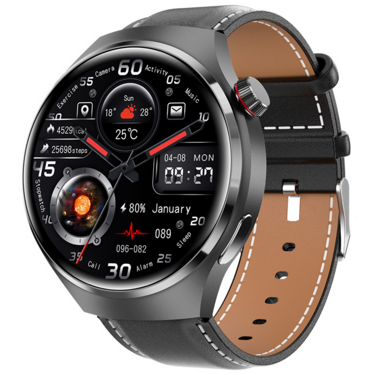 Skanto | Smartwatch: Ideal for Sport, Business & Lifestyle ECG, AMOLED HD, Bluetooth, Heart Rate Limited Edition