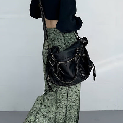 Skanto | Genuine Leather Shoulder Bag – Elegant and Durable Handbag for Work and Everyday