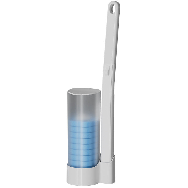 BowLift | Antibacterial Disposable Toilet Brush with Hygienic Sponge Head and Holder