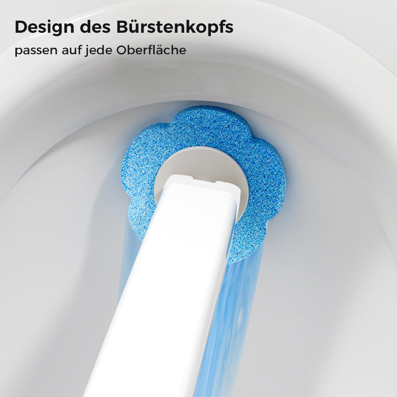 BowLift | Antibacterial Disposable Toilet Brush with Hygienic Sponge Head and Holder