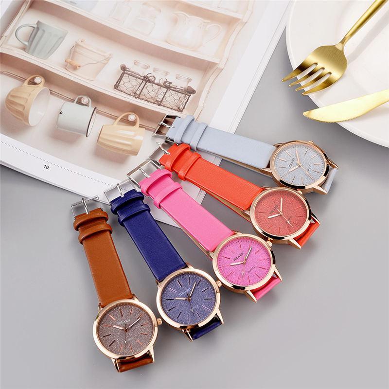 BowLift | IcoolGadgets High Quality Fashion Womens Ladies Simple Watches Geneva Faux Leather Analog Quartz Wrist Watch clock saat Gift