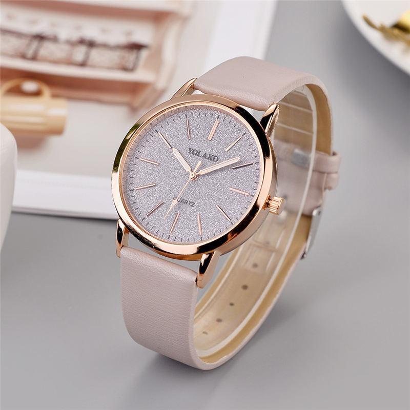 BowLift | IcoolGadgets High Quality Fashion Womens Ladies Simple Watches Geneva Faux Leather Analog Quartz Wrist Watch clock saat Gift
