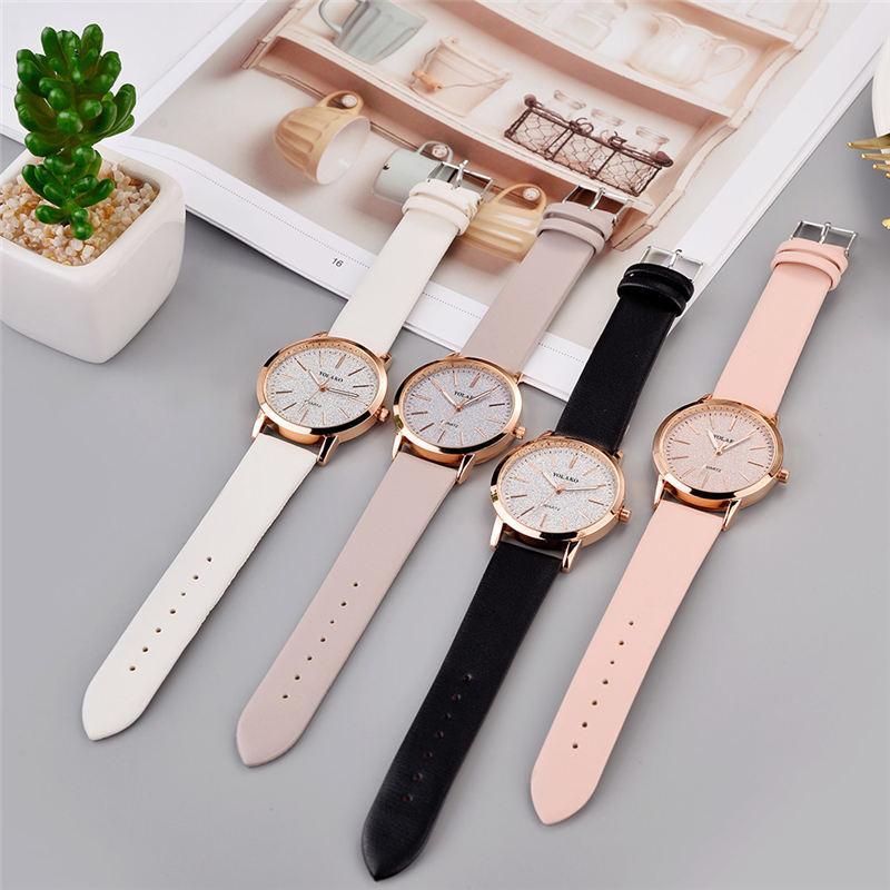 BowLift | IcoolGadgets High Quality Fashion Womens Ladies Simple Watches Geneva Faux Leather Analog Quartz Wrist Watch clock saat Gift