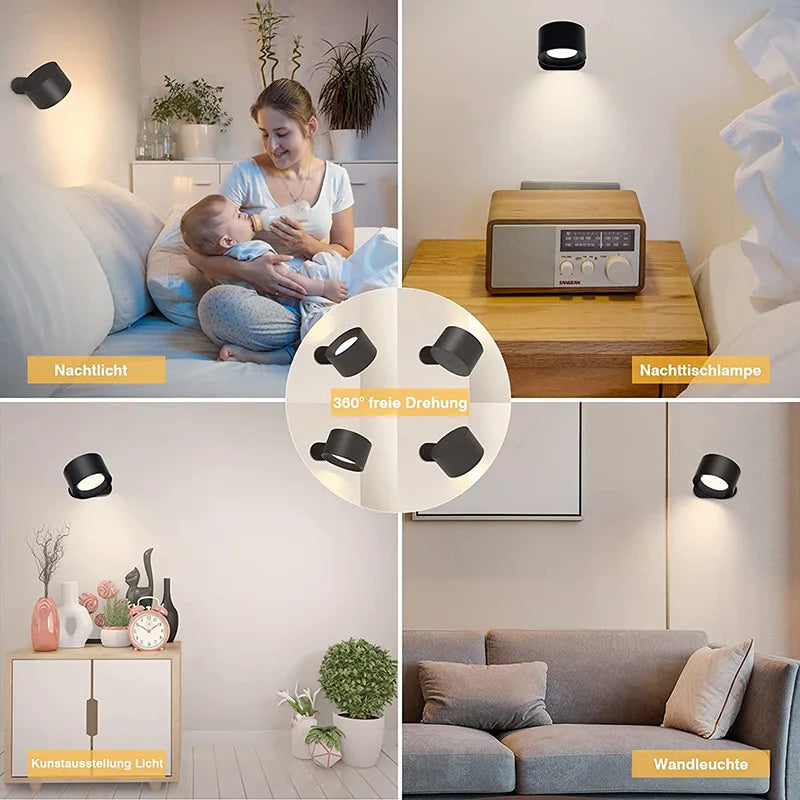 Skanto | LuminEase Magnetic LED Wall Lamp