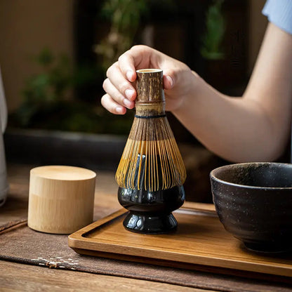 Skanto | Zenmatcha Tea Ceremony Set – Complete Matcha Gift Set with Bamboo Whisk and Bowl