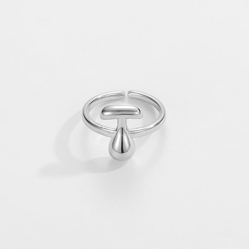 BowLift | Cute Bubble Letter Initial Ring