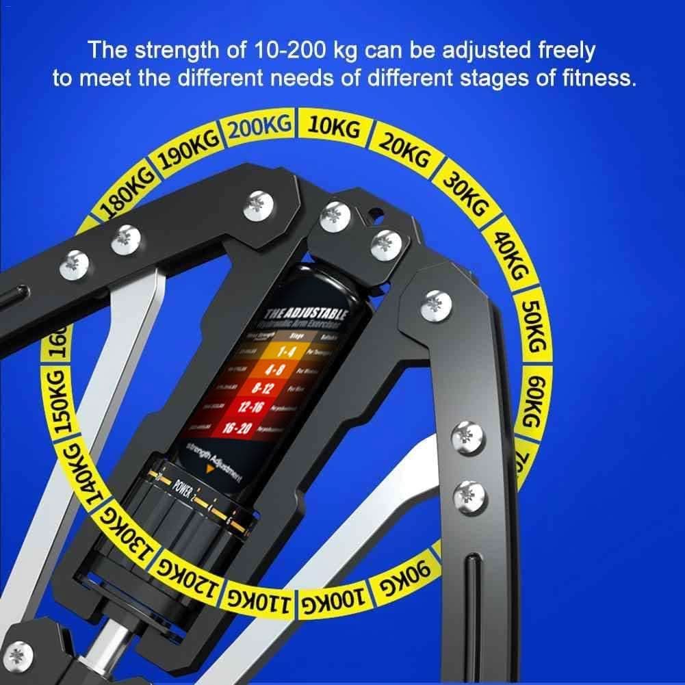 Hydraulic Arm Trainer with Adjustable 10–200 kg Resistance for Upper-Body Training