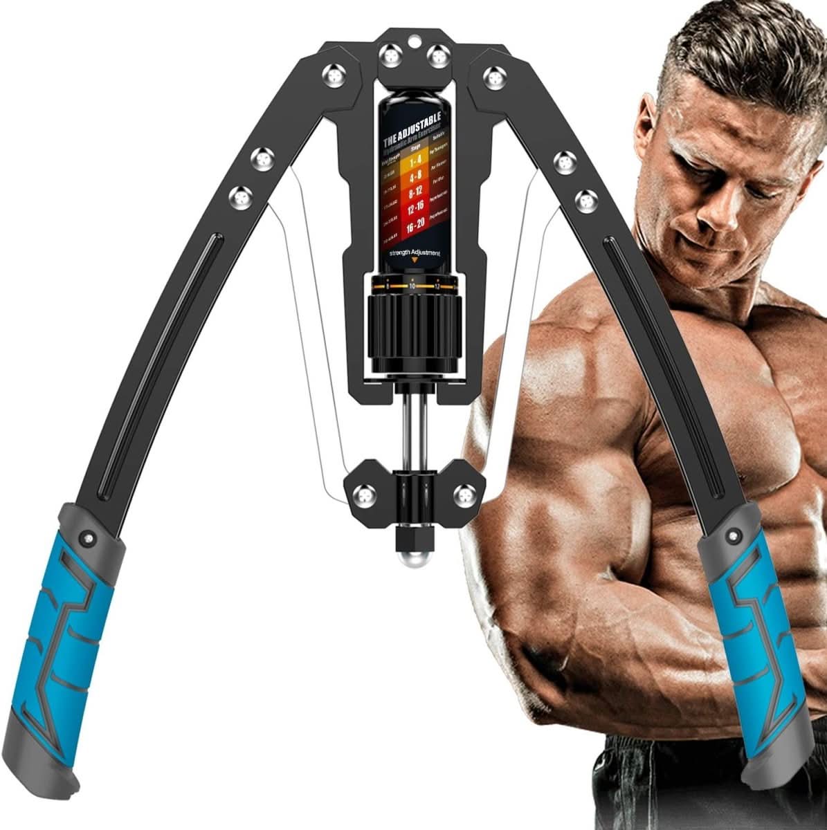 Skanto | Adjustable Hydraulic Arm Trainer for Upper Body Workout up to 200 kg