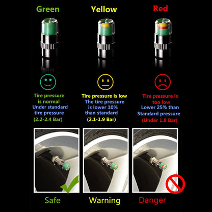 Brehn | Car Tire Pressure Sensor Valve Caps