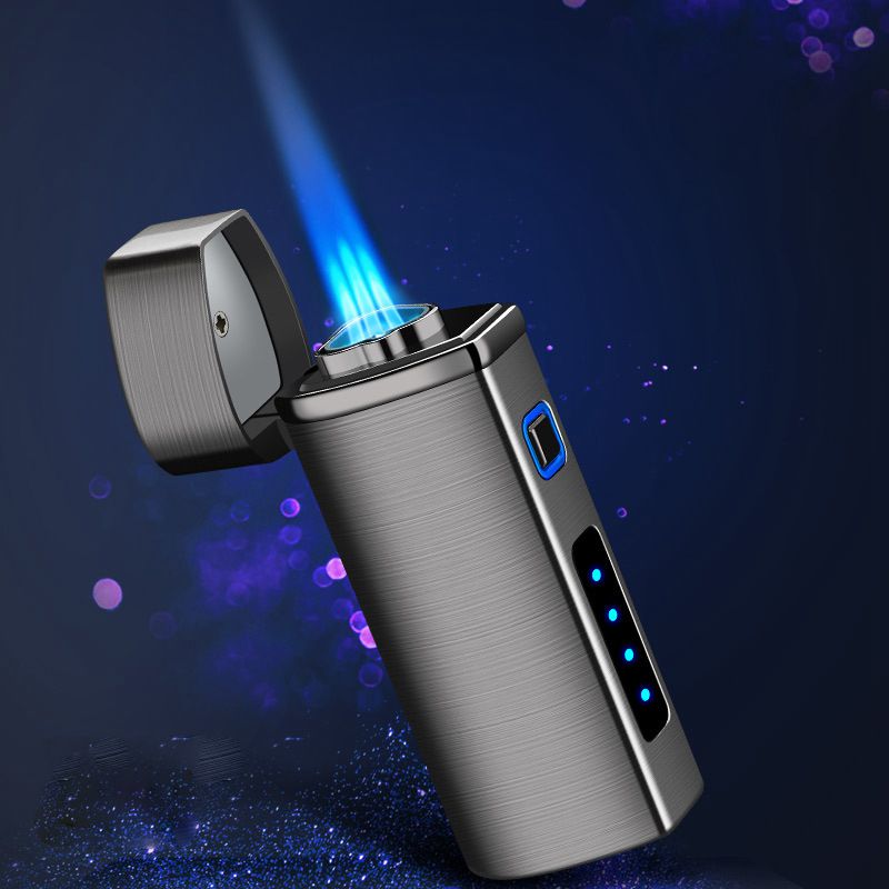 Triple Flame Windproof USB Charging Jet Lighter | Bowlift