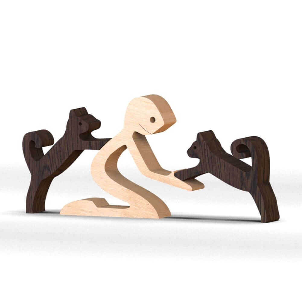 Skanto | Danish Wood Animal Ornaments