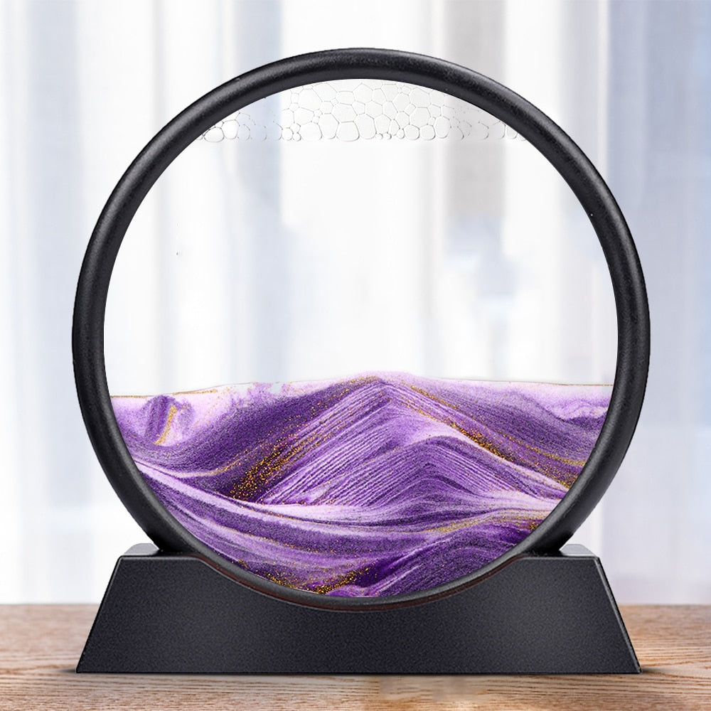 Skanto | Royaleva Moving Sand Art Sculpture - LED Calming Desk Decor