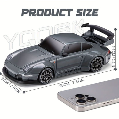Skanto | 1:24 Scale RC Car with LED Wheels and 4WD