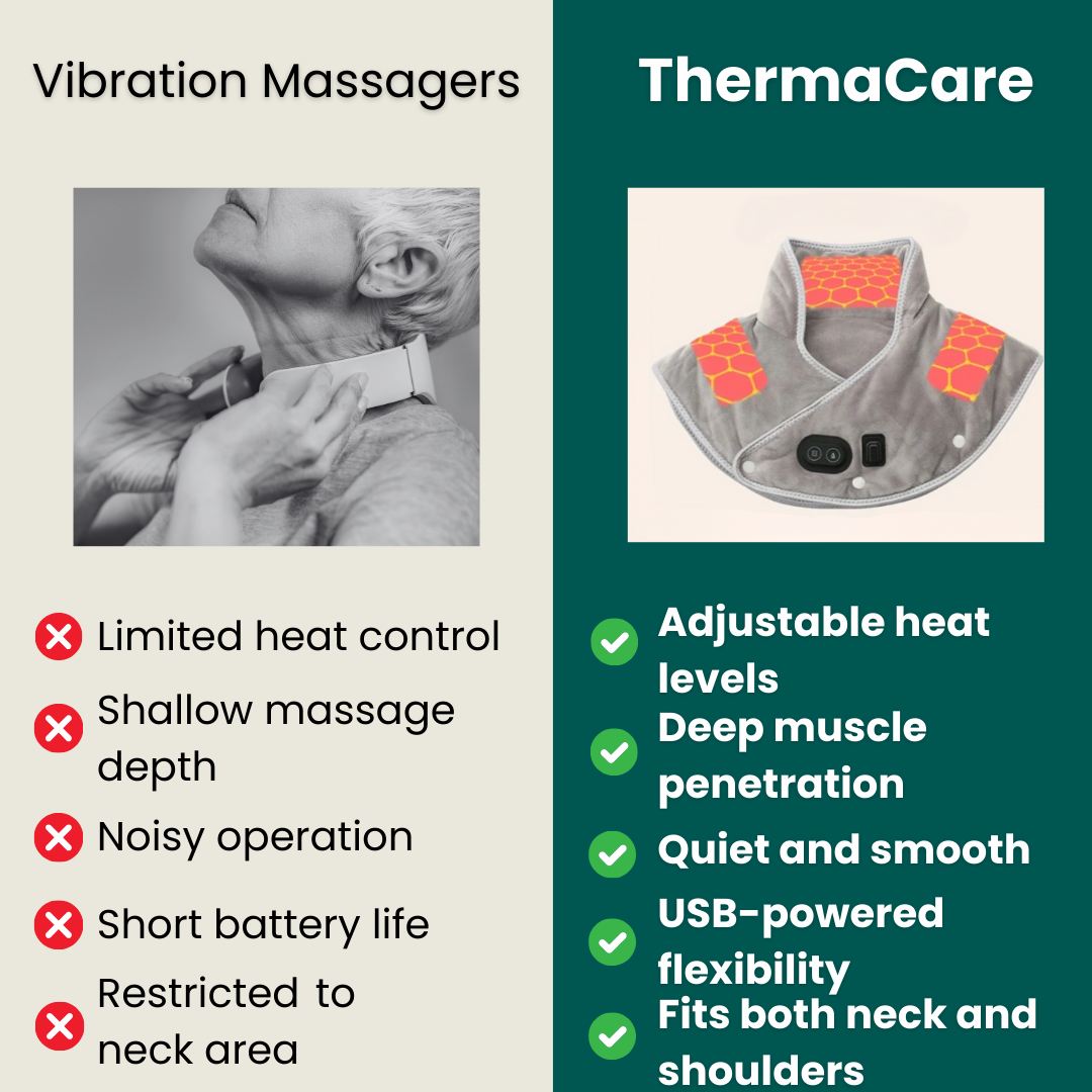 BowLift | Neck Heating Pad & Massager | Neck and Shoulder Heat for Muscle Relaxation | Adjustable Settings for Stress Relief | Targeted Neck Pain and Relaxation