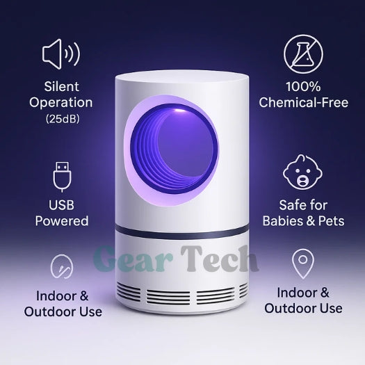 InsectoStop UV Fly Catcher – Electric Mosquito Lamp for indoors and outdoors | Karnz