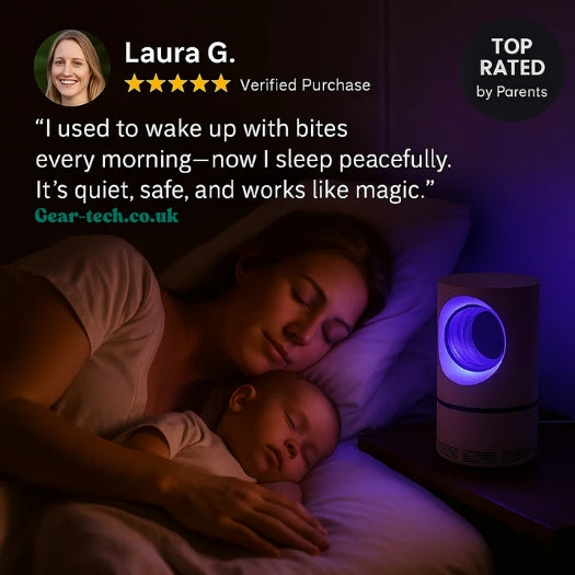 InsectoStop UV Fly Catcher – Electric Mosquito Lamp for Indoor and Outdoor | Bowlift