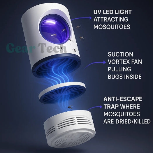 Skanto | InsectoStop UV Fly Killer – Electric Mosquito Lamp for Indoor and Outdoor