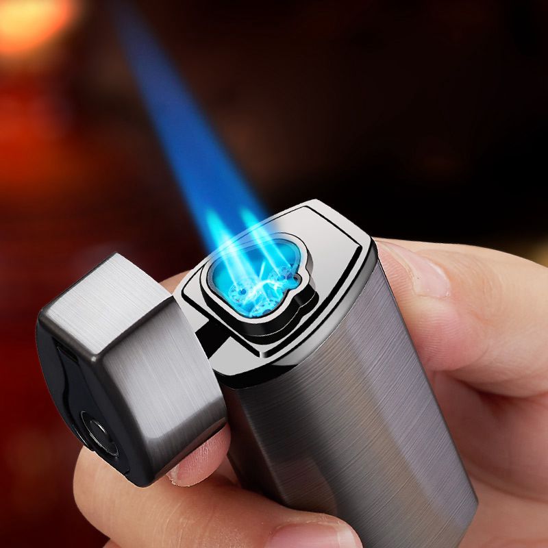 Triple Flame Windproof USB Charging Jet Lighter | Bowlift