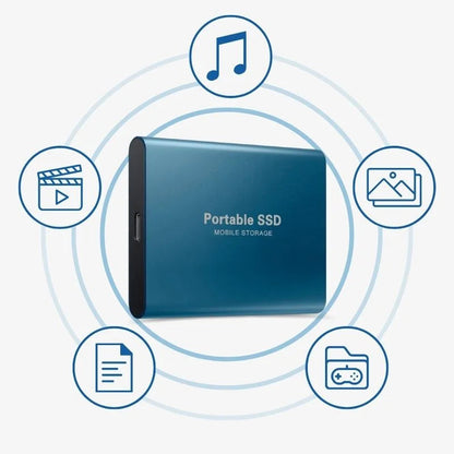 Brehn | External SSD Hard Drive Aluminum Portable Storage 128GB