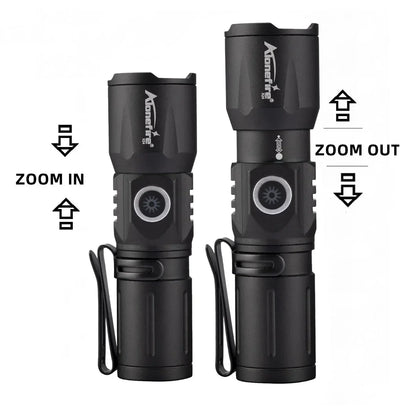 BowLift | Ultra Bright USB Telescopic Zoom Flashlight