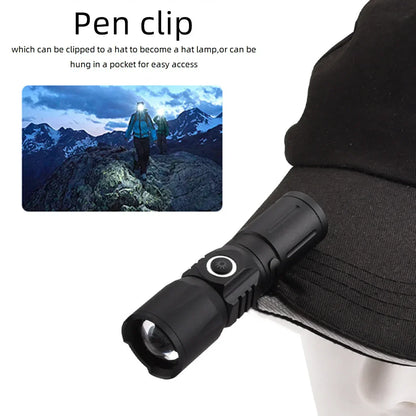 BowLift | Ultra Bright USB Telescopic Zoom Flashlight