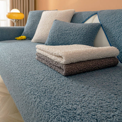 Ultrasoft Teddy-Fleece Warm Non-slip Sofa Cover 90x160 cm | Karnz