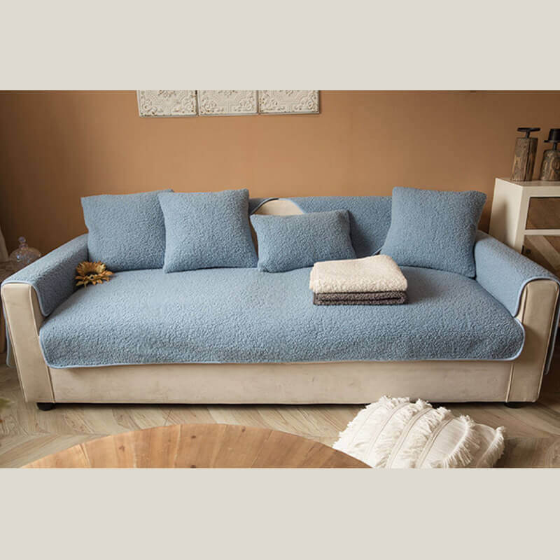Ultrasoft Teddy-Fleece Warm Non-slip Sofa Cover 90x160 cm | Karnz