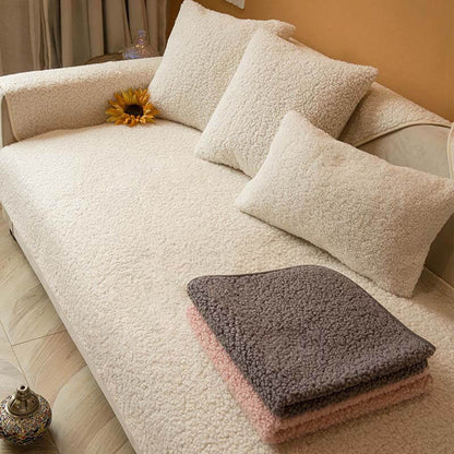 Ultrasoft Teddy-Fleece Warm Non-slip Sofa Cover 90x160 cm | Karnz