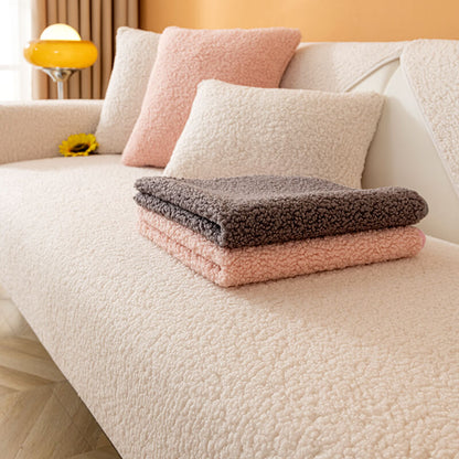 Ultrasoft Teddy-Fleece Warm Non-slip Sofa Cover 90x160 cm | Karnz