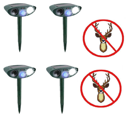 Sandsberg | Ultrasound Deer Repeller Solar Powered for Garden Protection