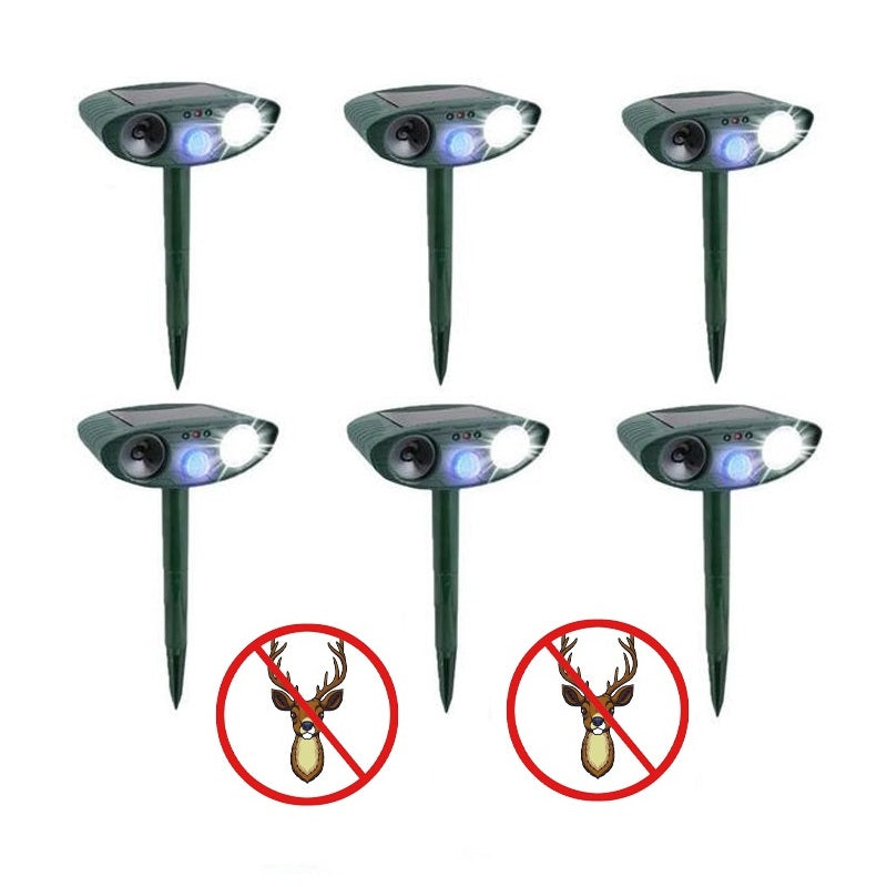 Sandsberg | Ultrasound Deer Repeller Solar Powered for Garden Protection