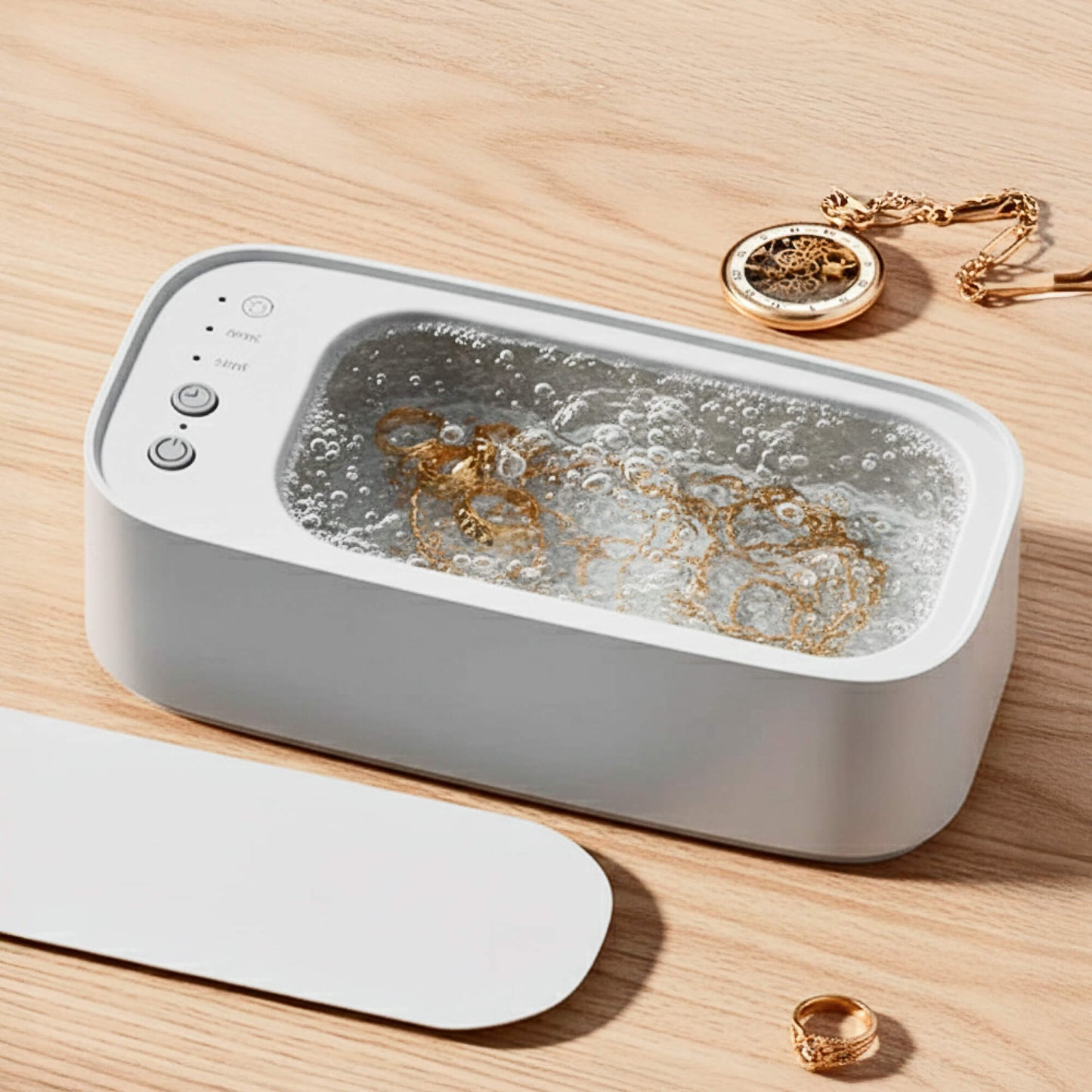 Skanto | Ultrasonic Cleaner | Gentle, Effective, and Versatile for Jewelry, Glasses, Watches, and Dentures