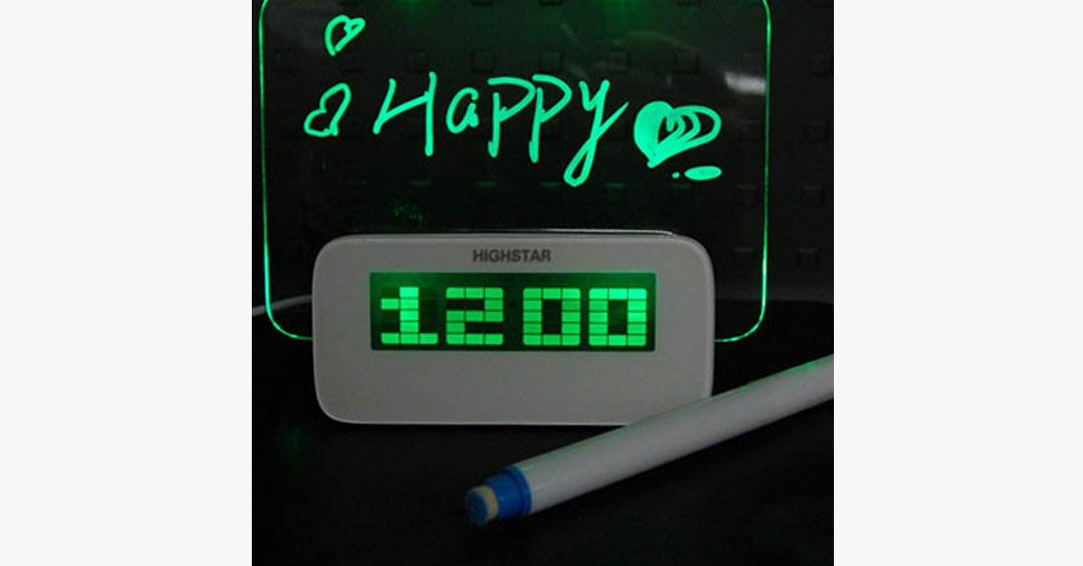 Skanto | LED Message Board Digital Clock – Add an Exclusive Touch to Your Place